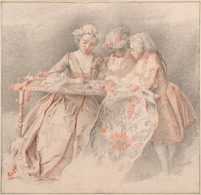 A hímzések alkotó: Jacques André Portail